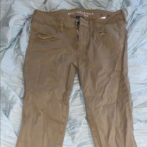 American Eagle Tan Jegging